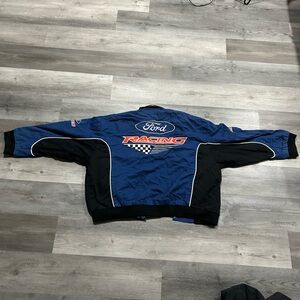 Ford Blue and Black Racing Team Jacket